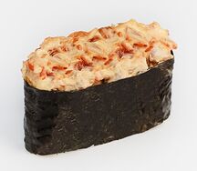 Острый гункан с угрем