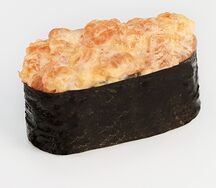 Острый гункан с лососем