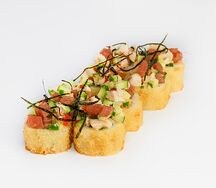 Ролл темпура Тунец-гребешок