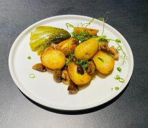 Картофель с грибами