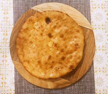Маленький пирог сыр с картошкой