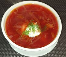 Борщ с говядиной