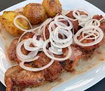 Шашлык из свиной шеи
