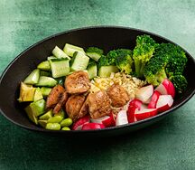 Булгур с курицей и овощами