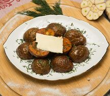 Картофель со сливочным маслом