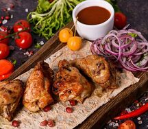 Шашлык из куриной голени