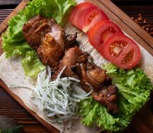 Шашлык из курицы по-тбилисски
