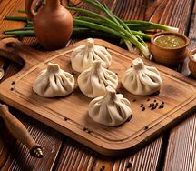 Хинкали с говядиной жареные 