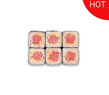 Ролл с острым лососем