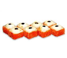 Запеченный ролл Краб под моцареллой