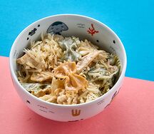Цветные макарошки с курочкой