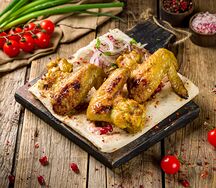 Шашлык из куриных крыльев