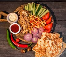 Гиро порция с курицей