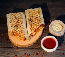 Шаурма со свининой большая