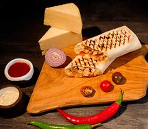 Шаурма Сырная со свининой стандартная