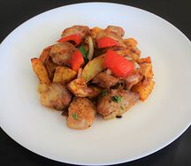 Жаркое по-домашнему с курицей