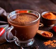 Раф шоколадный с чили перцем