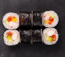 Ролл Лосось и креветка