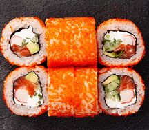 Ролл Калифорния с лососем