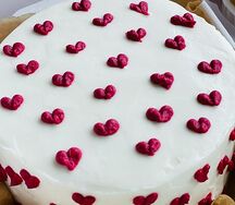 Бенто-торт Сердечки