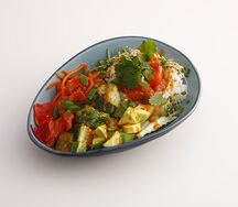 Поке с лососем или креветками