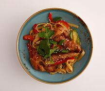 Вок с говядиной