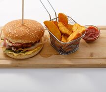 Сочный бургер с говядиной