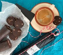 Шоколадная колбаса мини