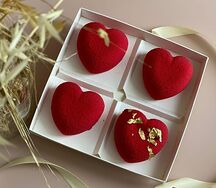 Пирожное муссовое Про любовь №4