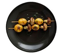 Шампиньоны с картофелем