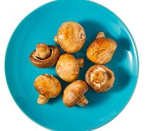 Шампиньоны на мангале