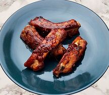 Свиные ребрышки в соусе барбекю