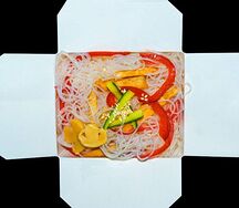 Лапша фунчоза классическая с курицей
