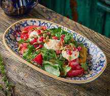 Салат с хрустящим баклажаном