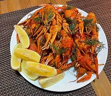 Варёный рак мелкий 