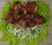 Шашлык из cвинoй шеи
