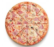 Пицца Грибная с ветчиной