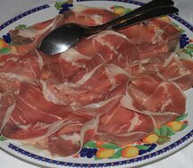Прошутто нарезка