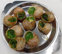 Улитки по-бургундски