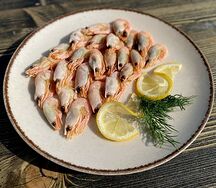 Креветки отварные