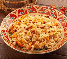 Плов с курицей по-грузински