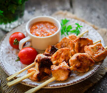 Шашлык из куриного филе
