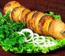 Картофель на мангале