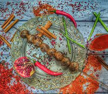 Шашлык из картофеля