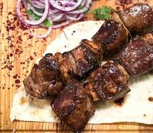 Шашлык из филе бедра индейки