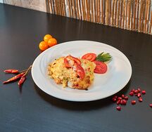 Филе с сыром и помидором
