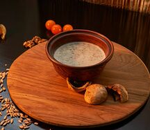 Грибной крем-суп с гренками