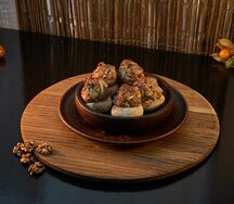 Грибы с мясом