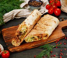 Шаурма свиная на углях