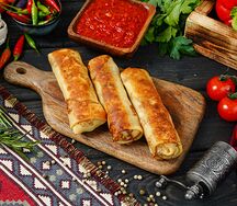 Блины с мясом